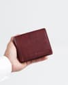 Cambridge Men’s Original Leather Wallet (Brown & Cherry Blend) - Thumbnail 11