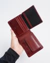 Tanner Men’s Original Leather Wallet (Brown & Cherry Blend) - Thumbnail 3