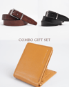 Personalized Leather Wallet , Belt & Card Holder - Premium Gift for B'day & Anniversary - Thumbnail 2
