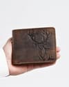 Cambridge (Limited Edition) Men’s Original Leather Wallet - Rugged Brown - Deer - Thumbnail 6