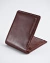 Conway (Sleek Series) - Men’s Original Leather Wallet (Cherry) - Thumbnail 9