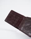 Conway (Sleek Series) - Men’s Original Leather Wallet (Croco Cherry) - Thumbnail 6