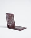 Conway (Sleek Series) - Men’s Original Leather Wallet (Croco Cherry) - Thumbnail 7