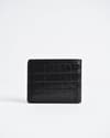 Conway (Sleek Series)- Men’s Original Leather Wallet (Croco Black) - Thumbnail 4