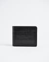 Conway (Sleek Series)- Men’s Original Leather Wallet (Croco Black) - Thumbnail 5