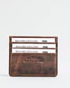 Darwin - Men’s Original Leather Card Holder (Rugged Brown) - Thumbnail 3
