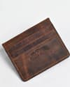Darwin - Men’s Original Leather Card Holder (Rugged Brown) - Thumbnail 4