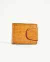 Derby - Men’s Original Leather Wallet (Almond Croco Brown ) - Thumbnail 1