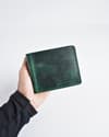 Heritage (Sleek Series) - Men’s Original Leather Wallet (Rugged Green) - Thumbnail 5