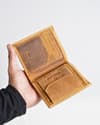 Hyde Men’s Original Leather Wallet (Rugged Tan) - Thumbnail 5