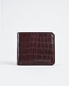 LiverPool - Men’s Original Leather Wallet (Croco Cherry) - Thumbnail 7