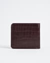 LiverPool - Men’s Original Leather Wallet (Croco Cherry) - Thumbnail 8