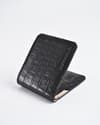 Liverpool (Sleek Series) - Men’s Original Leather Wallet (Croco Black) - Thumbnail 2
