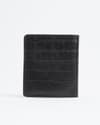 Aubrey - Men’s Original Leather Wallet (Croco Black) - Thumbnail 4