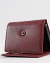 Barcelano - Men’s Original Leather Wallet | One-Click Card Access (Brown and Cherry Blend) - Thumbnail 7