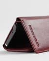 Barcelano - Men’s Original Leather Wallet | One-Click Card Access (Brown and Cherry Blend) - Thumbnail 8