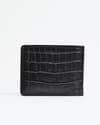 Hudson Men’s Original Leather Wallet (Croco Black) - Thumbnail 6