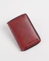 Oliver - Original Leather Sleek Passport  Holder (Brown and Cherry Blend) - Thumbnail 9