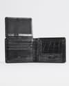 Tanner Men’s Original Leather Wallet ( Croco Black) - Thumbnail 2