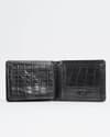 Tanner Men’s Original Leather Wallet ( Croco Black) - Thumbnail 4