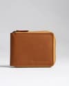 Tokyo Men’s Original Leather Wallet - (Rich Tan) - Thumbnail 1