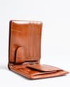 Cambridge - Men’s Original Leather Wallet - LION (Dual Tone Cognac) - Thumbnail 4