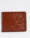Cambridge - Men’s Original Leather Wallet - LION (Dual Tone Cognac) - Thumbnail 5