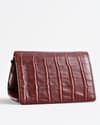 Detroit - Men’s Original Leather [Smart Card Pop UP] Wallet (Croco Brown & Cherry Blend) - Thumbnail 7