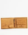 Harvard Men’s Original Leather Wallet (Rugged Tan) - Thumbnail 2
