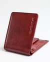 Helston Men’s Original Leather Wallet (Cherry & Brown Blend ) - Thumbnail 4
