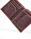 Hyde  Men’s Original Leather Wallet (Vintage Brown) - Thumbnail 3