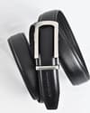 Oxford Men's Original Leather Belt  (Black) - 28-44 - Thumbnail 8