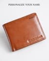 Gift For Men: Men's Personalized   Leather Wallet & Card Holder | Luxury Gift for Him (Birthday, Anniversary & Marriage) - Thumbnail 2