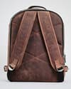 The Everyday Transit  - Men's Original Leather BackPack (Rugged Brown) - Thumbnail 11