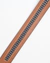 Oxford Men's Original Leather Belt  (Tan) - 28-44 - Thumbnail 5