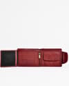 Derby - Men’s Original Leather Wallet (Saffiano Brown and Cherry Blend) - Thumbnail 4