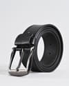 Maverick  - Men's Original Casual Leather Belt  (Black) - 28-44 - Thumbnail 2