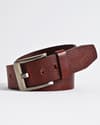 Maverick  - Men's Original Casual Leather Belt  (Brown & Cherry Blend) - 28-44 - Thumbnail 5