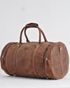 Weekender Duffle  - Original Leather Travel Bag (Rugged Brown) - Thumbnail 1
