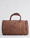 Weekender Duffle  - Original Leather Travel Bag (Rugged Brown) - Thumbnail 2