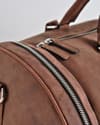 Weekender Duffle  - Original Leather Travel Bag (Rugged Brown) - Thumbnail 4