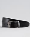 Chelsea Men's Original Leather Belt  Reversible (Black & Brown) - 28-44 - Thumbnail 5