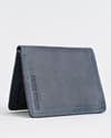 Aubrey - Men’s Original Leather Wallet (Rugged Blue) - Thumbnail 3