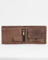 Cambridge - Men’s Original Leather Wallet (Rugged Series) - Brown - Thumbnail 7