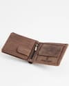 Cambridge - Men’s Original Leather Wallet (Rugged Series) - Brown - Thumbnail 9