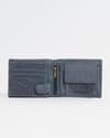 Harvard Men’s Original Leather Wallet (Rugged Blue) - Thumbnail 5