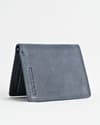Hyde [Sleek Series] Men’s Original Leather Wallet (Rugged Blue) - Thumbnail 4