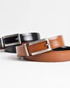 Swiss - Men's Original Leather Belt  Reversible (Black and Tan) - 28-44 - Thumbnail 1