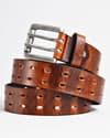 Taiwan Men's Original Leather Belt  (Vintage Tan) - 28-44 - Thumbnail 1