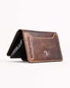 Las Vegas - Men’s Original Leather Wallet - One-Click Card Access - (Vintage Brown) - Thumbnail 3